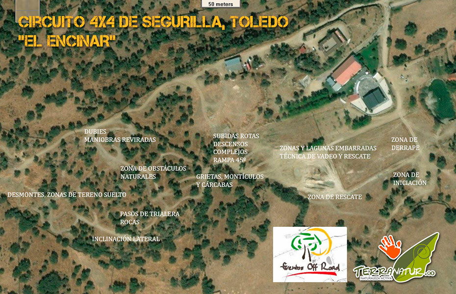 Circuito 4x4 de Segurilla Cursos Todoterreno con Terranatur