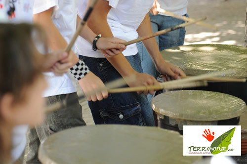 Taller de batukada y body percussion para empresas.