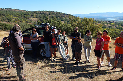 Visita al hide de Monteholiday con Terranatur