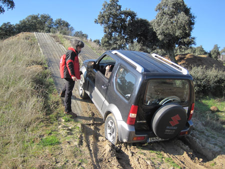 Curso de conduccióni todoterrenos y todo caminos Terranatur Circuito de Segurilla Toledo