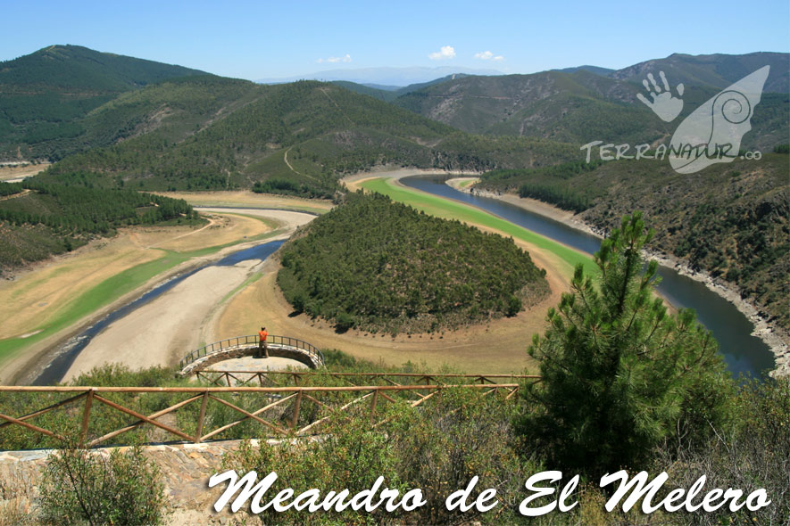 El meandro de El Melero, en en el Río Alagón, muy cerca de donde estamos alojados: uno de los atractivos de la zona.