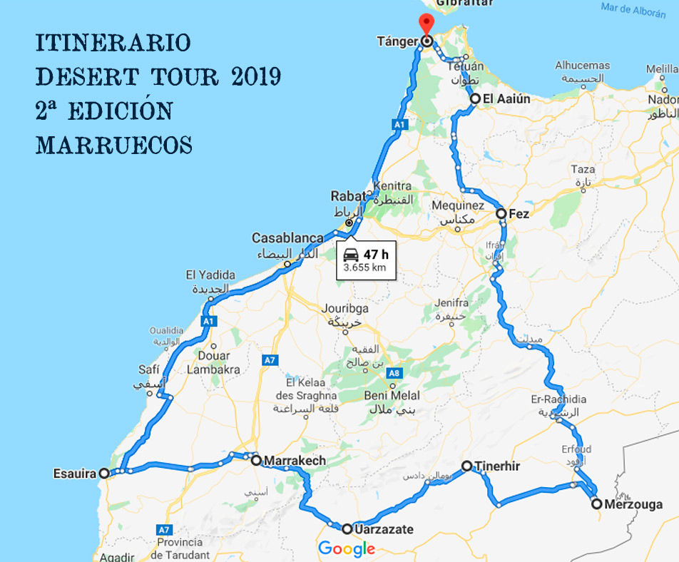 viaje a Marruecos en Autocaravana con Terranatur. 