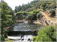 Piscina natural en el río Ladrillar (Río Malo) en Las Hurdes. Salidas  con Terranatur.es