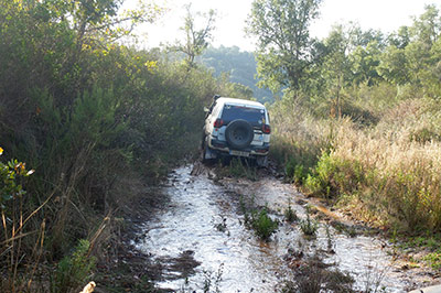 Zonas embarradas en Monchique